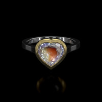 2.00 Ct. Gemstone Ring, 18K Yellow & White 1