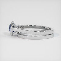 1.01 Ct. Sapphire Ring, 14K White Gold 4