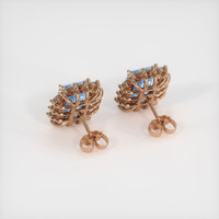 <span>5.98</span>&nbsp;<span class="tooltip-light">Ct.Tw.<span class="tooltiptext">Total Carat Weight</span></span> Gemstone Earrings, 14K Rose Gold 4