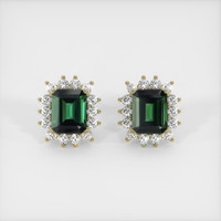 6.67 Ct.Tw. Gemstone Earrings, 18K Yellow Gold 1