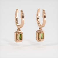 <span>1.42</span>&nbsp;<span class="tooltip-light">Ct.Tw.<span class="tooltiptext">Total Carat Weight</span></span> Gemstone Earrings, 14K Rose Gold 4