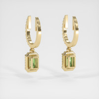 <span>1.42</span>&nbsp;<span class="tooltip-light">Ct.Tw.<span class="tooltiptext">Total Carat Weight</span></span> Gemstone Earrings, 14K Yellow Gold 4