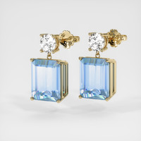 <span>5.98</span>&nbsp;<span class="tooltip-light">Ct.Tw.<span class="tooltiptext">Total Carat Weight</span></span> Gemstone Earrings, 14K Yellow Gold 3