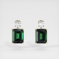 <span>6.67</span>&nbsp;<span class="tooltip-light">Ct.Tw.<span class="tooltiptext">Total Carat Weight</span></span> Gemstone Earrings, 14K Yellow Gold 1