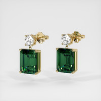 6.67 Ct.Tw. Gemstone Earrings, 18K Yellow Gold 3