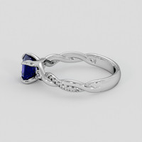 1.33 Ct. Blue Sapphire Ring, Platinum 950 4