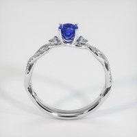 0.77 Ct. Blue Sapphire Ring, Platinum 950 3