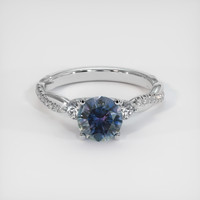 1.56 Ct. Sapphire Ring, Platinum 950 1
