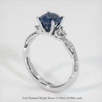 1.56 Ct. Sapphire Ring, Platinum 950 2
