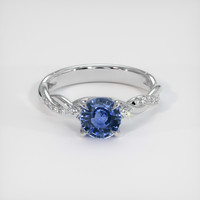 0.90 Ct. Sapphire Ring, Platinum 950 1