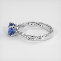 0.90 Ct. Sapphire Ring, Platinum 950 4