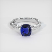 2.07 Ct. Sapphire Ring, Platinum 950 1