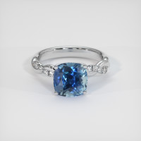 2.68 Ct. Sapphire Ring, Platinum 950 1