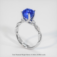 4.05 Ct. Sapphire Ring, Platinum 950 2