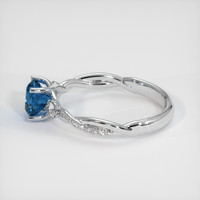 1.29 Ct. Sapphire Ring, Platinum 950 4