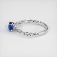 0.77 Ct. Sapphire Ring, Platinum 950 4