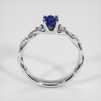 0.69 Ct. Blue Sapphire Ring, Platinum 950 3