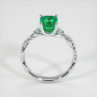 1.62 Ct. Emerald Ring, Platinum 950 3
