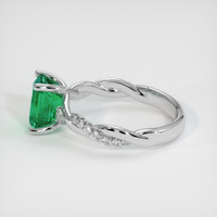 1.62 Ct. Emerald Ring, Platinum 950 4