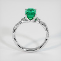 1.56 Ct. Emerald Ring, Platinum 950 3