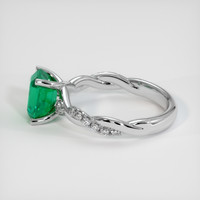 1.56 Ct. Emerald Ring, Platinum 950 4