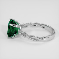 2.94 Ct. Emerald Ring, Platinum 950 4