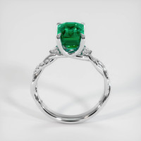 2.62 Ct. Emerald  Ring - Platinum 950