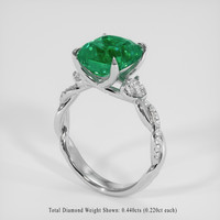 3.37 Ct. Emerald Ring, Platinum 950 2