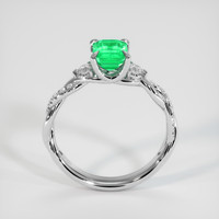 1.42 Ct. Emerald Ring, Platinum 950 3