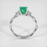 0.91 Ct. Emerald Ring, Platinum 950 3