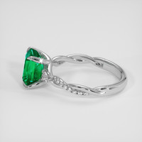 2.58 Ct. Emerald Ring, Platinum 950 4