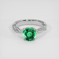 1.75 Ct. Emerald Ring, Platinum 950 1