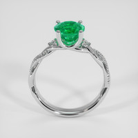 1.75 Ct. Emerald Ring, Platinum 950 3