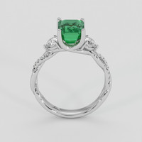 1.78 Ct. Emerald Ring, Platinum 950 3
