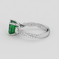1.78 Ct. Emerald Ring, Platinum 950 4