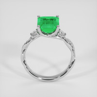 2.25 Ct. Emerald Ring, Platinum 950 3