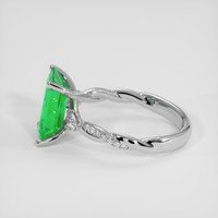 2.25 Ct. Emerald Ring, Platinum 950 4