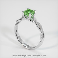 1.08 Ct. Gemstone Ring, Platinum 950 2