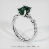 2.32 Ct. Gemstone Ring, Platinum 950 2