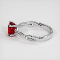 2.12 Ct. Ruby Ring, Platinum 950 4