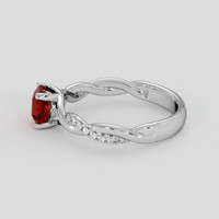0.89 Ct. Ruby Ring, Platinum 950 4