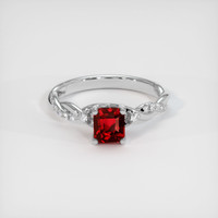 1.65 Ct. Ruby Ring, Platinum 950 1