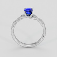 1.05 Ct. Blue Sapphire Ring, Platinum 950 3