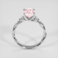 3.21 Ct. Pink Sapphire Ring, Platinum 950 3