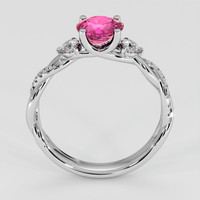 1.23 Ct. Pink Sapphire Ring, Platinum 950 3