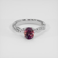 1.52 Ct. Bi Color Sapphire Ring, Platinum 950 1
