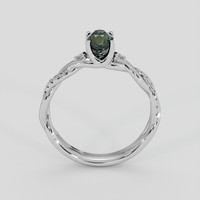 0.92 Ct. Green Sapphire Ring, Platinum 950 3