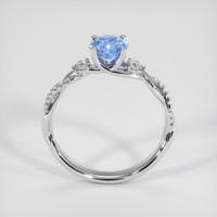 0.58 Ct. Blue Sapphire Ring, Platinum 950 3