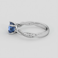 1.89 Ct. Blue Sapphire Ring, Platinum 950 4