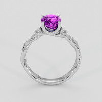 2.05 Ct. Purple Sapphire Ring, Platinum 950 3